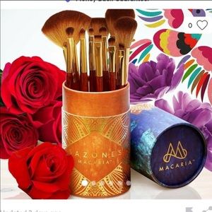 Makeup Brushes Gold Set Of 12